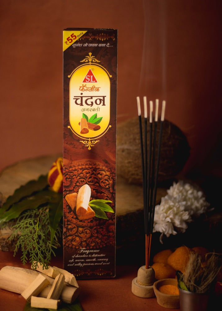 Fancyk Chandan incense sticks with sandalwood aroma