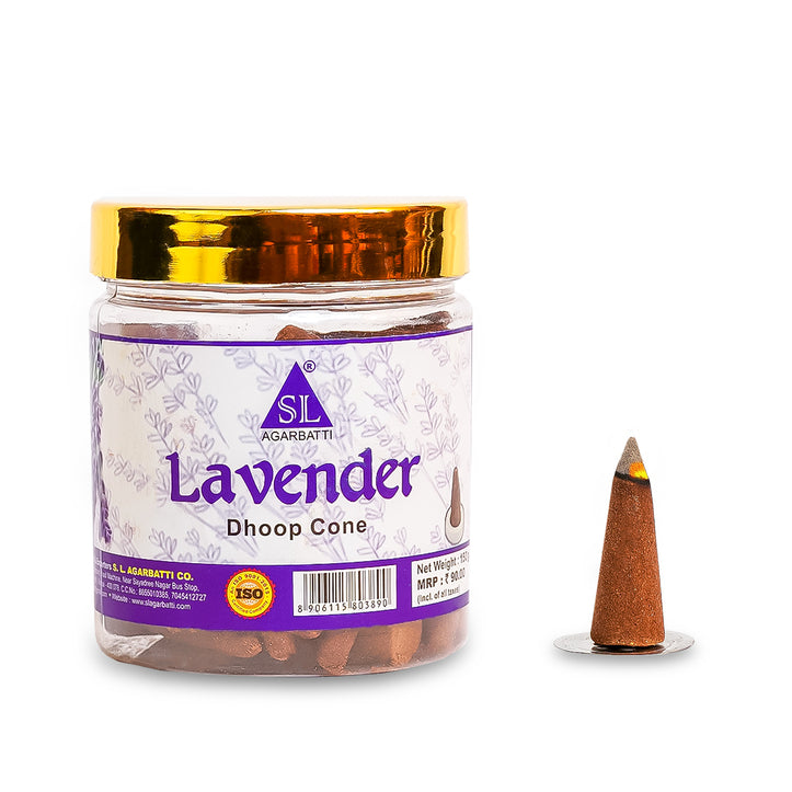 Lavender Dhoop Cone