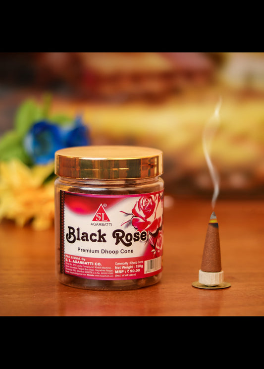 Black Rose Premium Dhoop Cone
