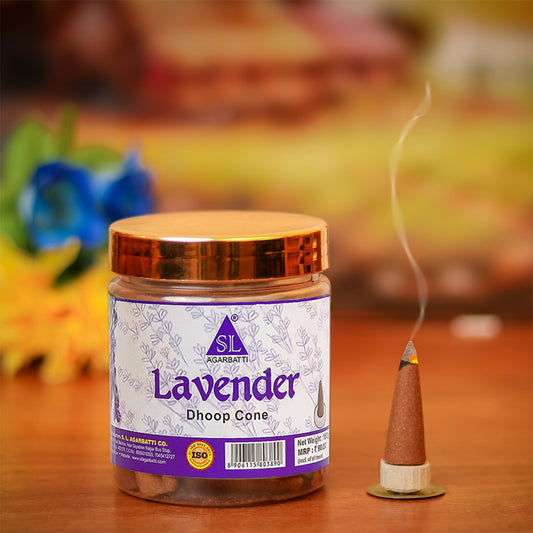 Lavender Dhoop Cone